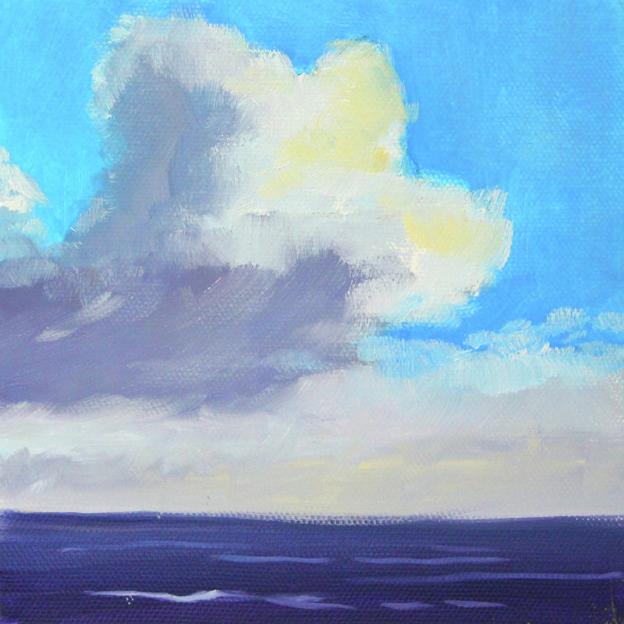 Ocean Sky Painting by Nancy Merkle