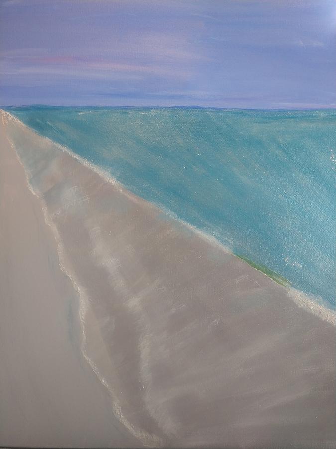 Ocean Sparkles Painting by April Clay