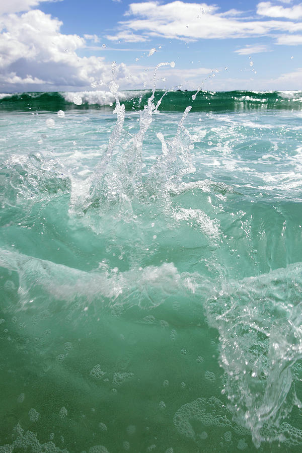 Ocean Splash Photograph by Davidf