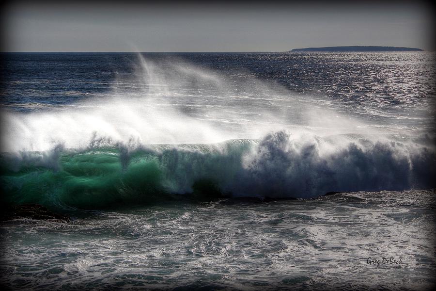 Acadia National Park Photograph - Ocean Spray by Greg DeBeck