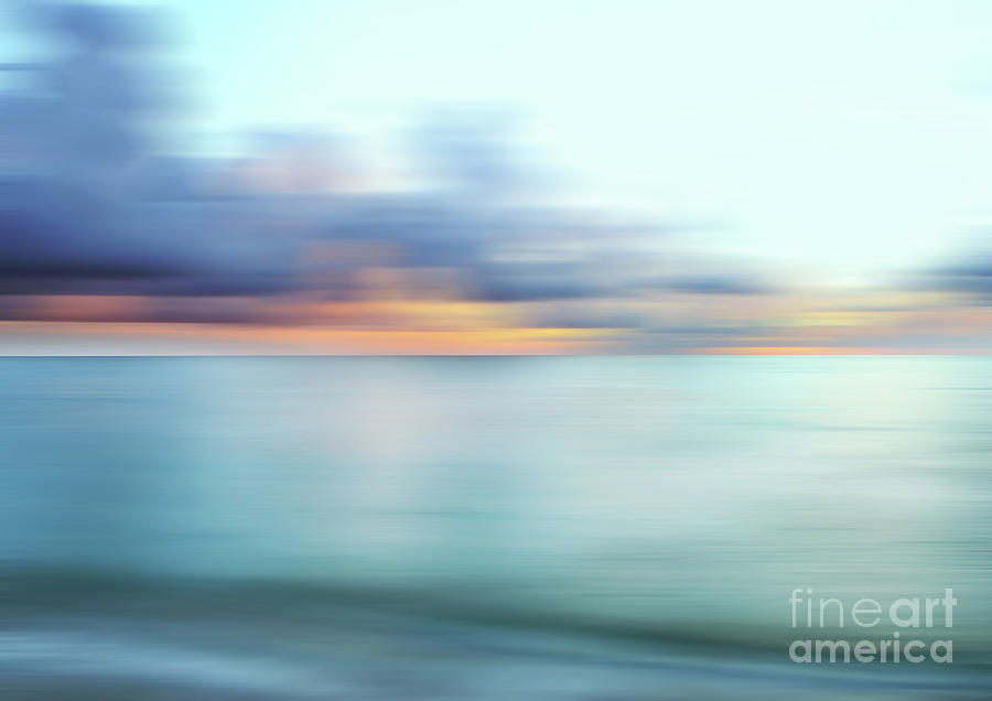 Ocean Sunrise Abstract Photograph