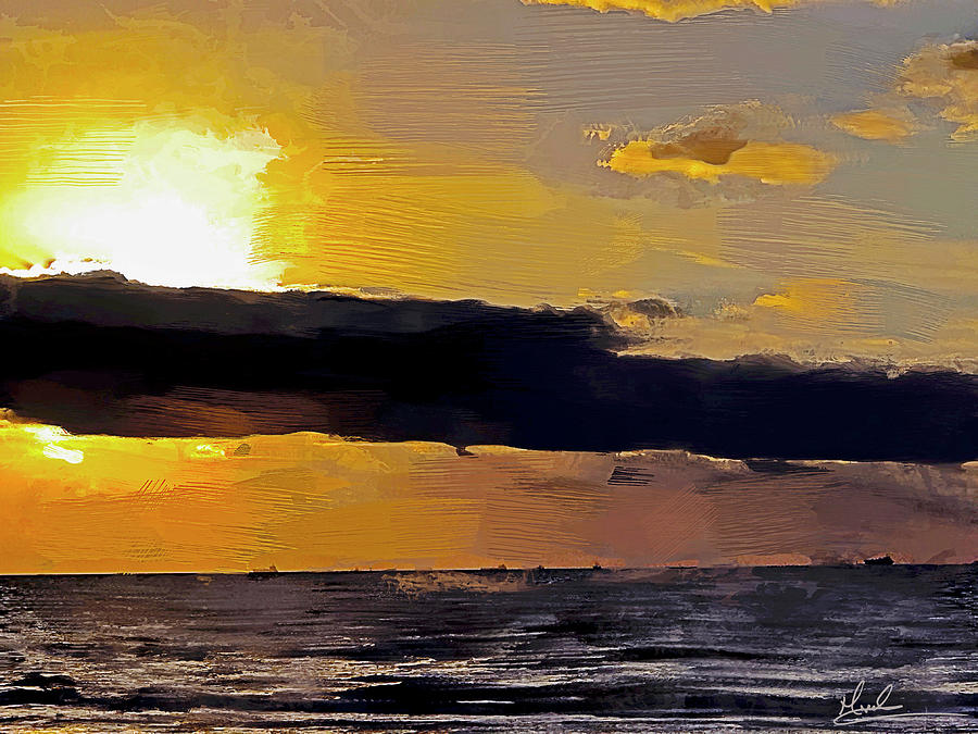 Ocean Sunrise Photograph by GW Mireles