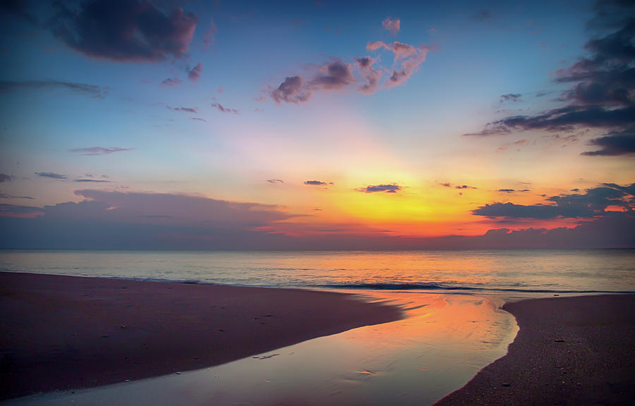 Ocean Sunrise Seascape Photograph by R Scott Duncan