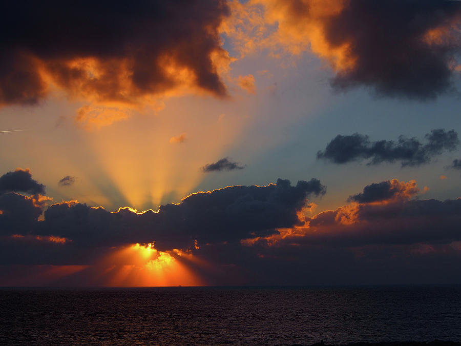 Ocean Sunset Photograph by Philip Openshaw