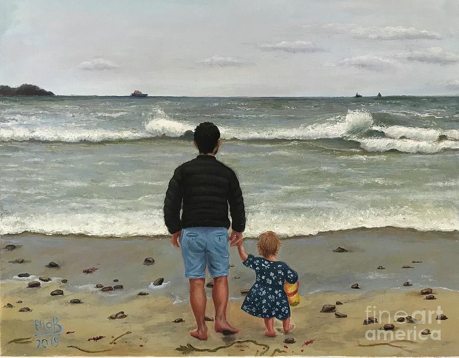 Ocean view Painting by Ella Boughton