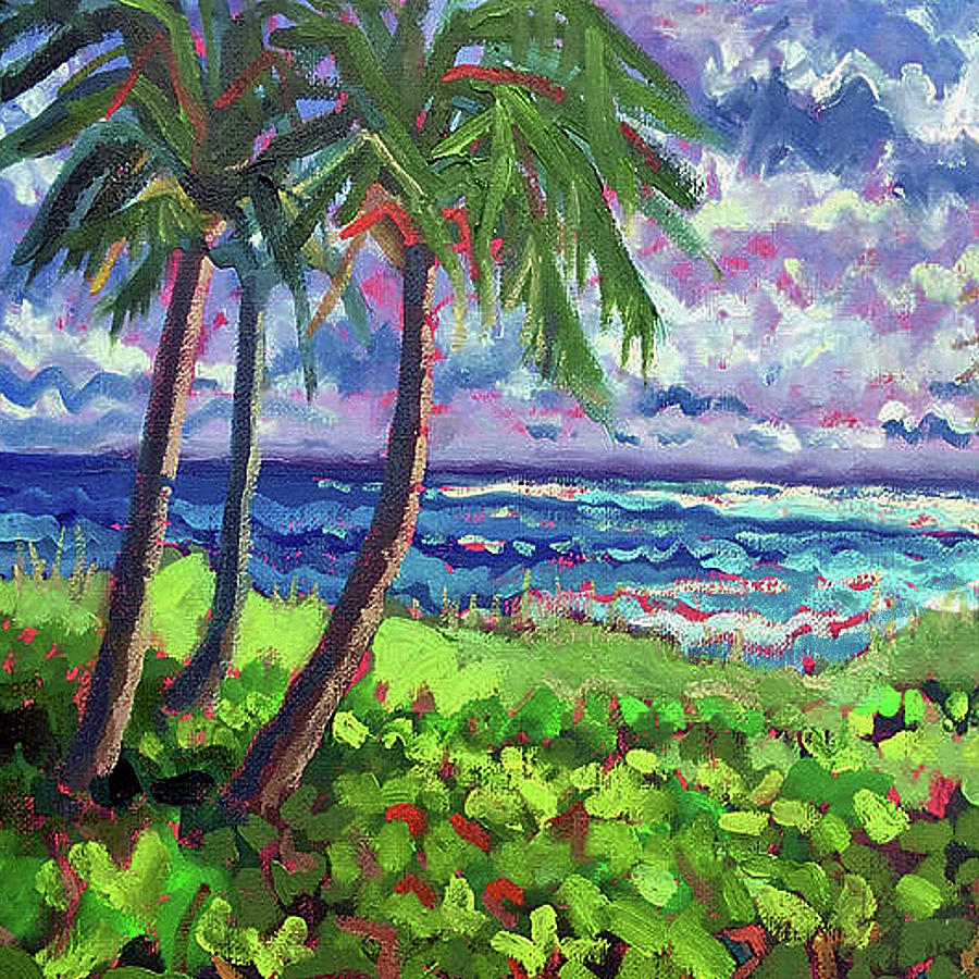 Ocean View Painting by Ralph Papa
