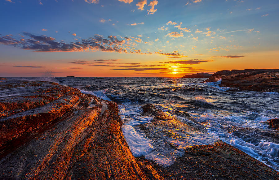 Ocean View Photograph by Rune Askeland