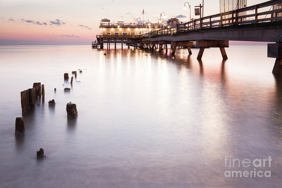 Pier Photograph - Ocean View Sunrise by Lisa McStamp