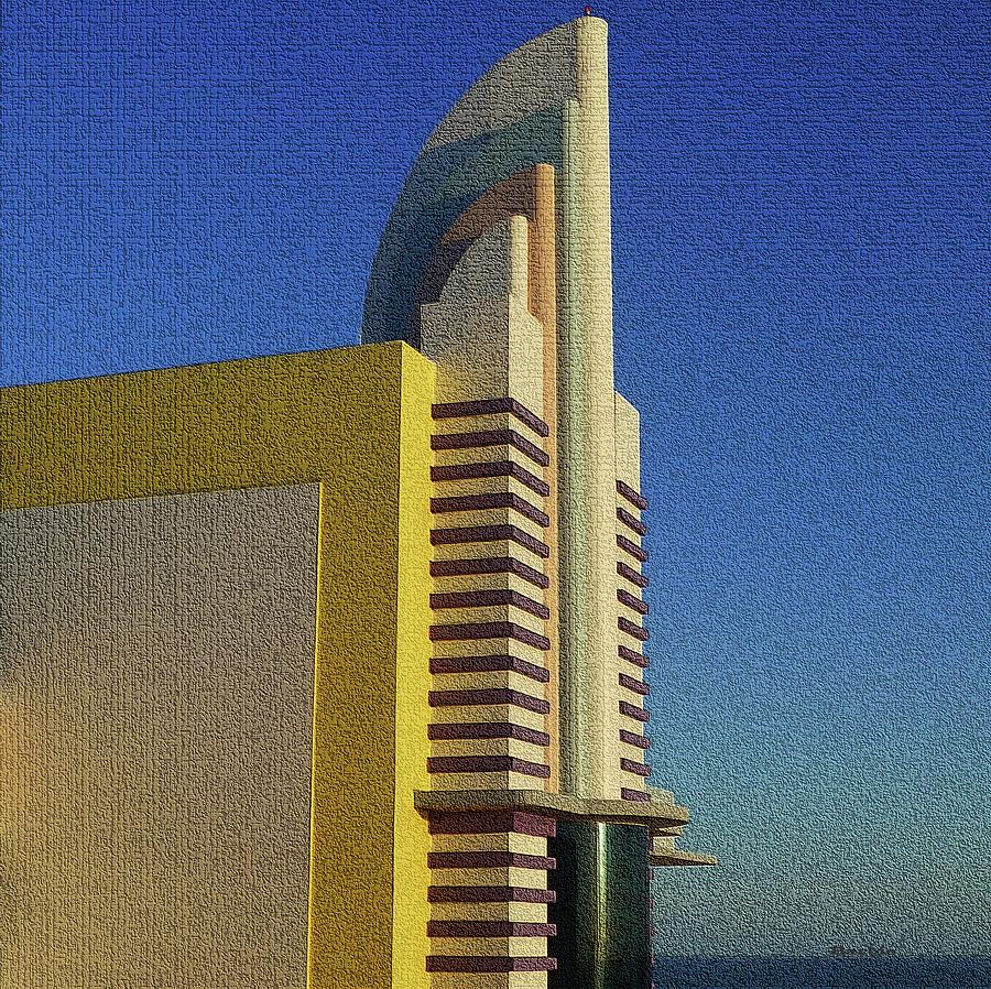 Ocean Walk Tower Daytona Beach Photograph