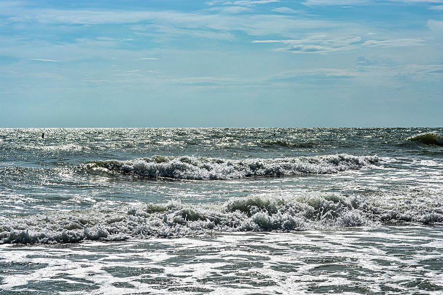 Ocean Waves at Treasure Island, Florida Photograph by Rebecca Carr