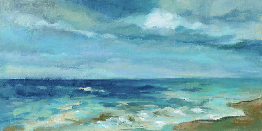Summer Painting - Ocean Waves by Silvia Vassileva