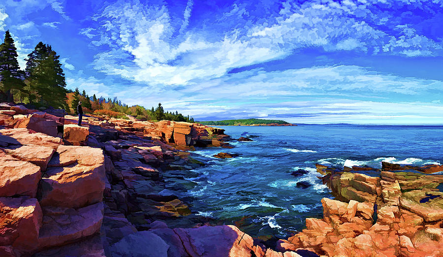 Acadia National Park Photograph - Ocean Wonder by ABeautifulSky Photography by Bill Caldwell