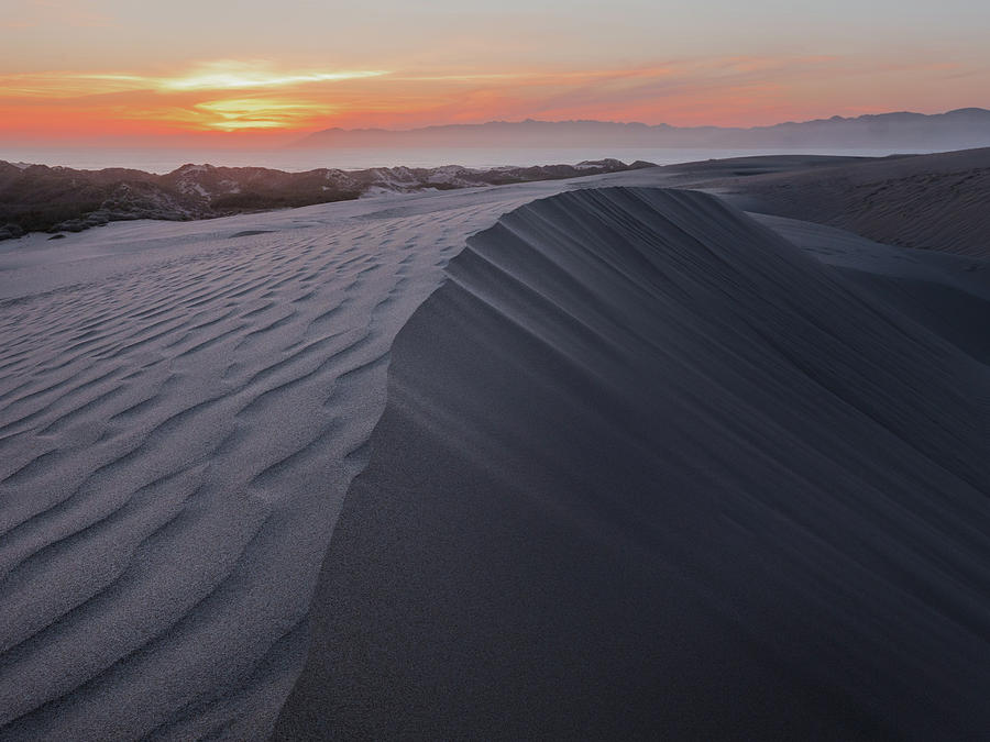 Oceano Dunes Sunset Photograph by Mike Long