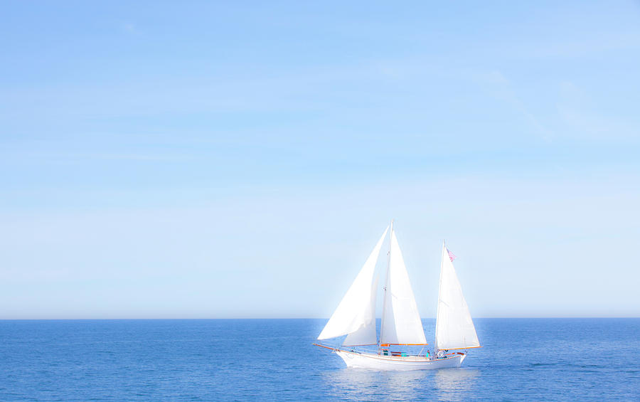 Oceanside California Harbor Sailboat Photograph by Catherine Walters