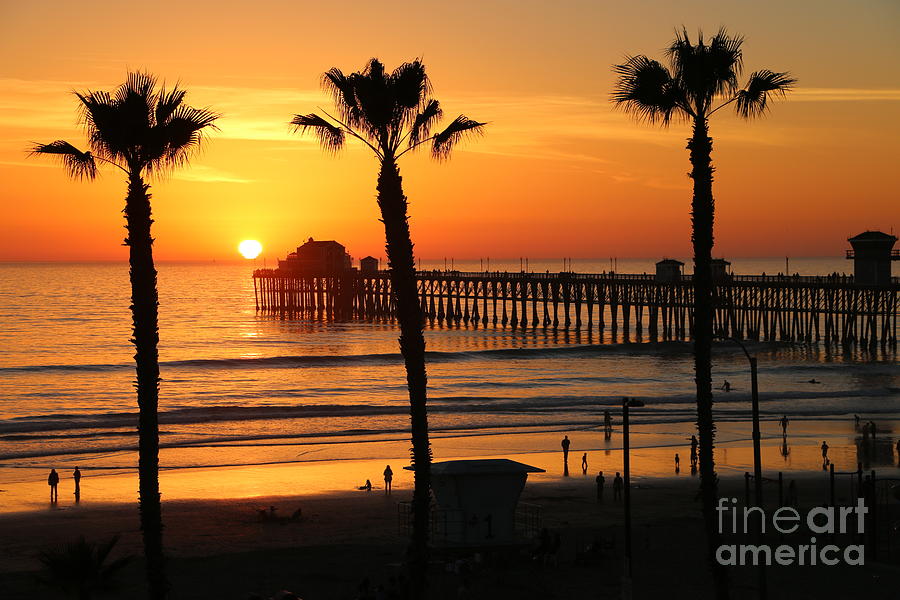 Oceanside Sunset Photograph by Kristen Bonde - Fine Art America