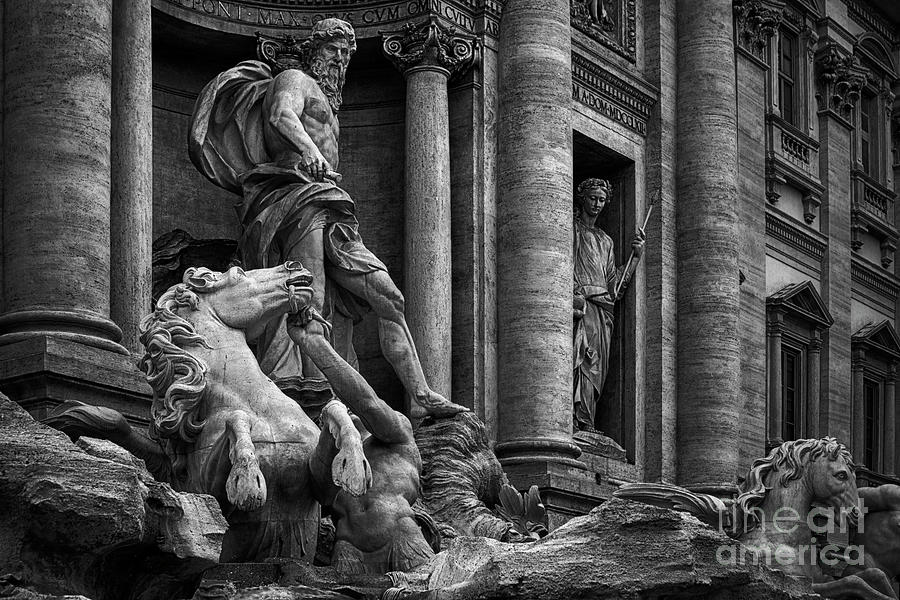 Oceanus Of Trevi Fountain, Rome, Italy Photograph by Tunart
