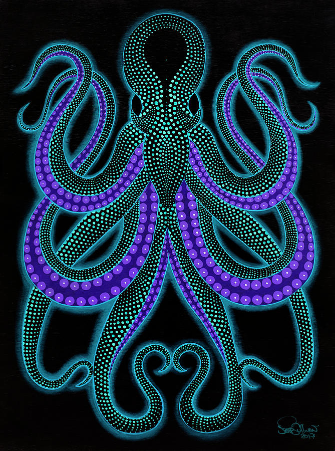 Octopus Digital Art - Octavepus by Jeff Sullivan