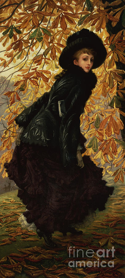 October 1878 Painting by James Jacques Joseph Tissot Fine Art