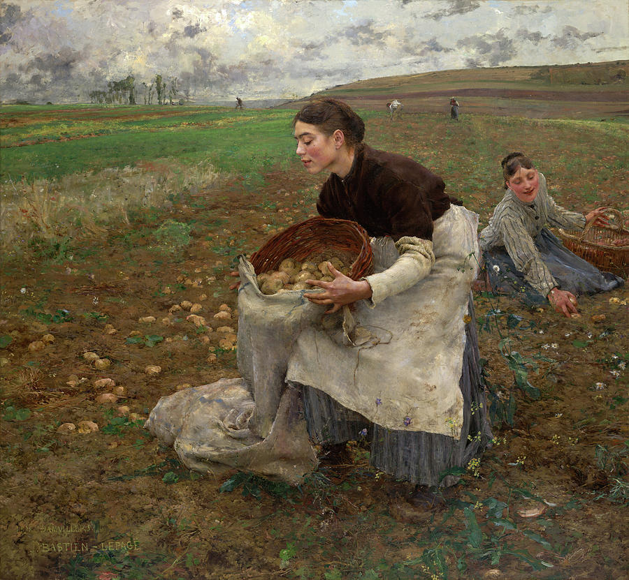 Jules Bastien Lepage Painting - October, 1878 by Jules Bastien-Lepage
