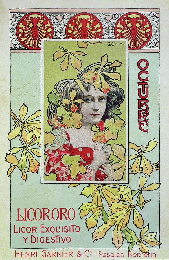 October, 1902 Colour Litho Painting by Gaspar Camps Junyent