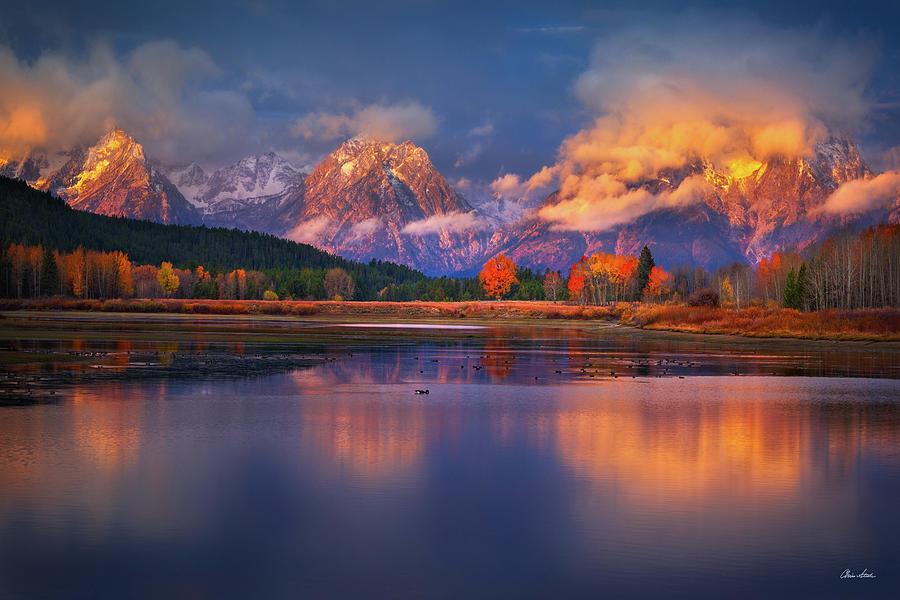 Sunrise At Oxbow Bend Photograph