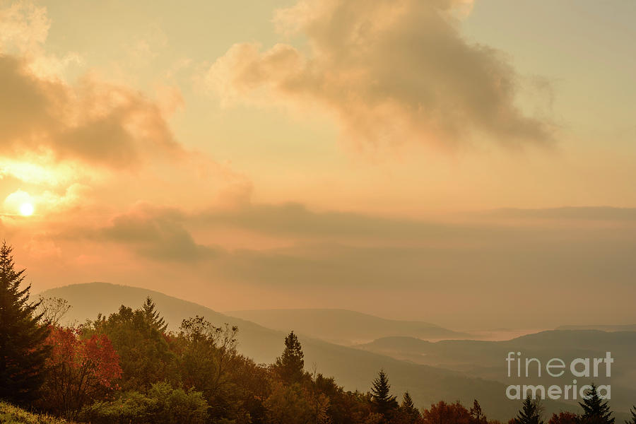 October Mountain Sunrise Photograph by Thomas R Fletcher