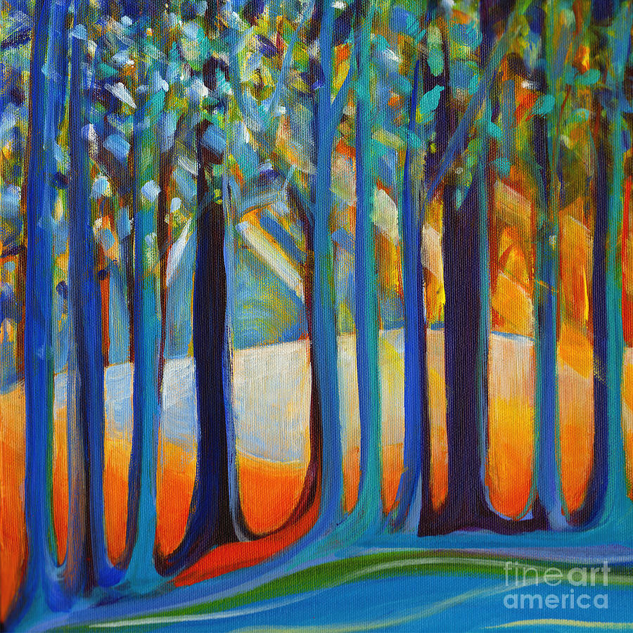 October Sunshine Painting by Tanya Filichkin