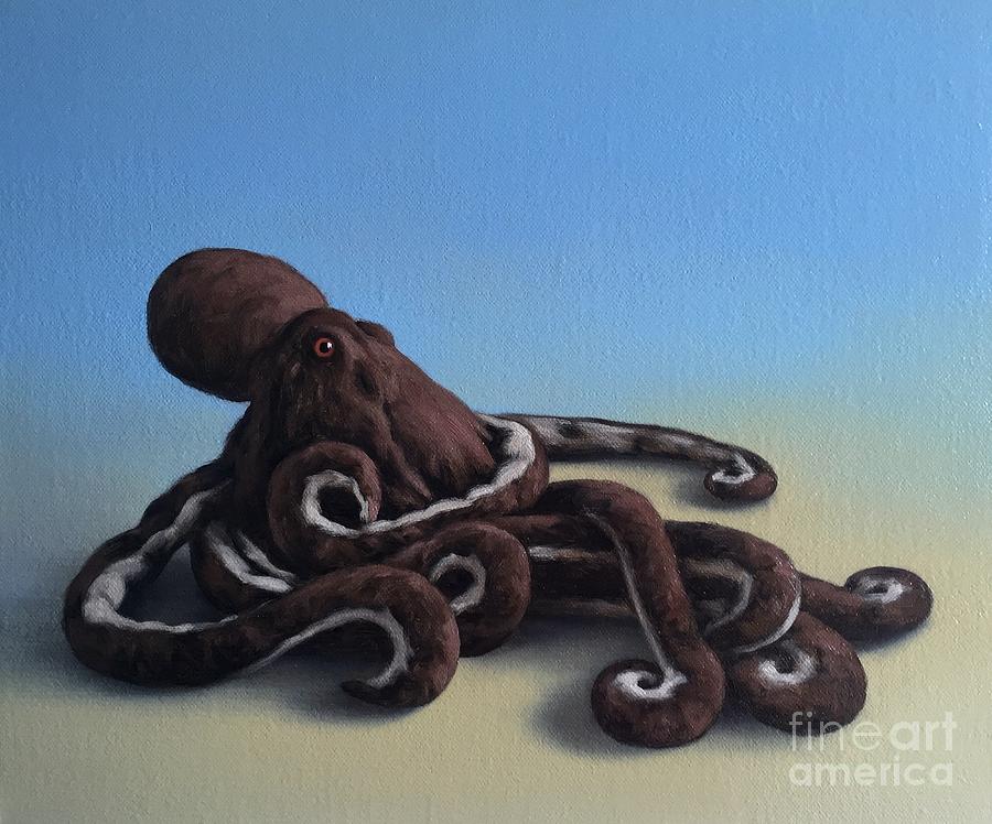 Octopus, 2016 Painting by Peter Jones