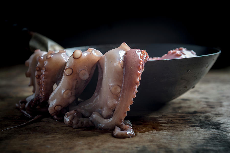 Octopus In A Wok Photograph by Nitin Kapoor