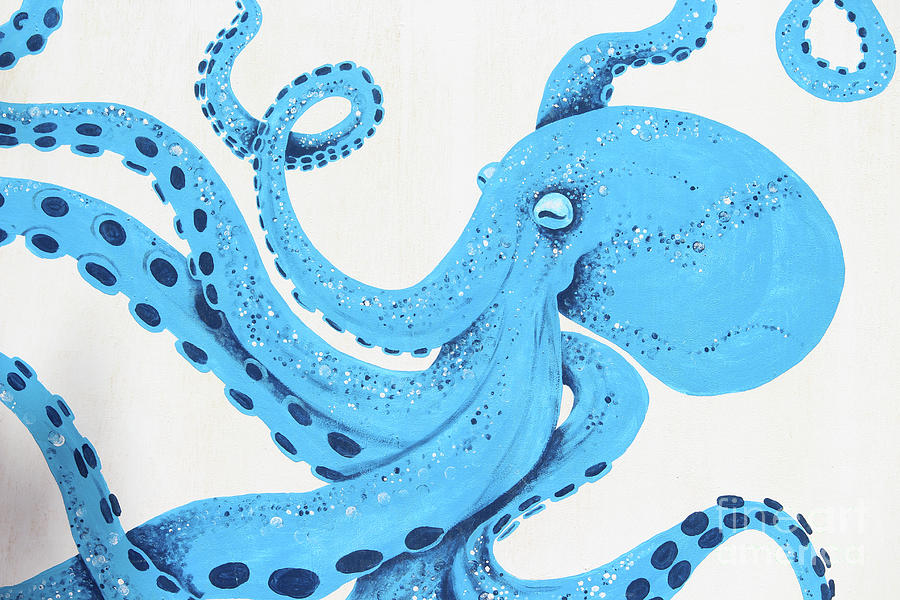 Octopus Mural Ibiza Spain Photograph by Eddie Barron