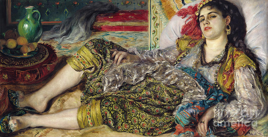 Odalisque, 1870 Photograph by Renoir