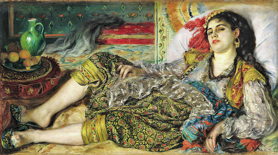 Fantasy Painting - Odalisque - Digital Remastered Edition by Pierre-Auguste Renoir