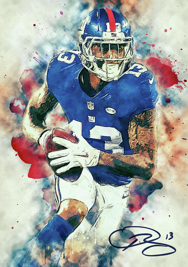 Odell Beckham Jr. Digital Art by Zapista OU | Fine Art America