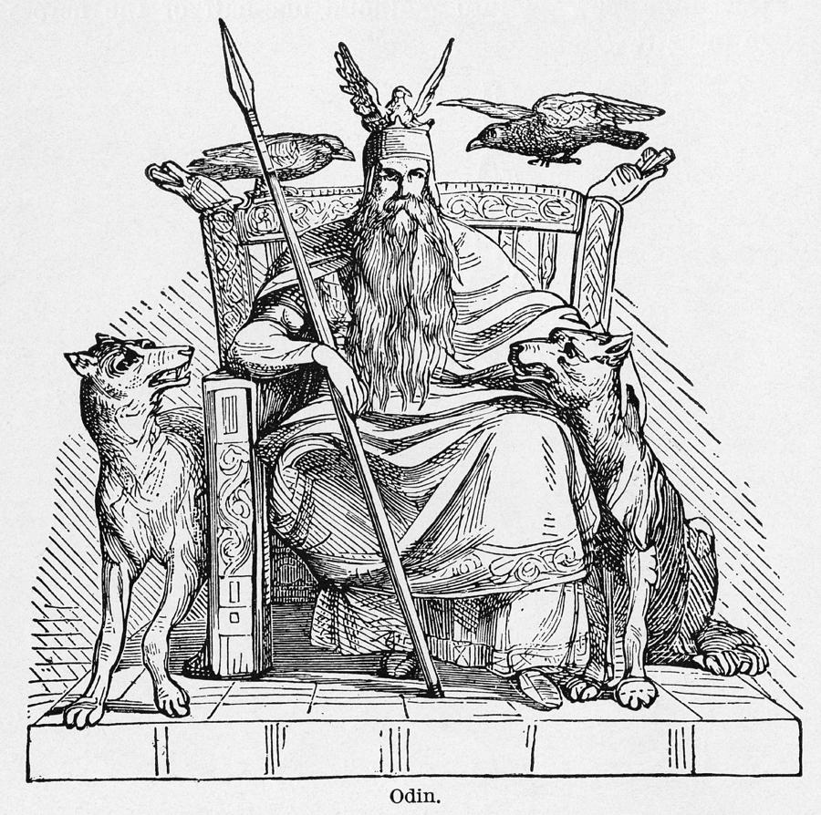Odin Enthroned Photograph by Archive Photos
