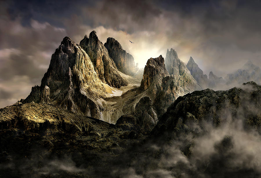 Fantasy Photograph - Odins Throne by Darko Gerak