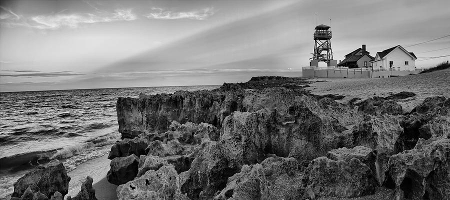Of Stone, Sky and Sea - Hutchinson Island Photograph by Chrystyne Novack