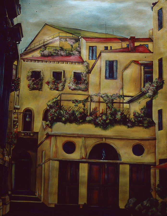 Off St. Marks, Venezia Painting by Gaye Elise Beda