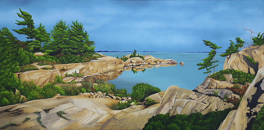 Off The Bay Painting by Ronald Wilkie