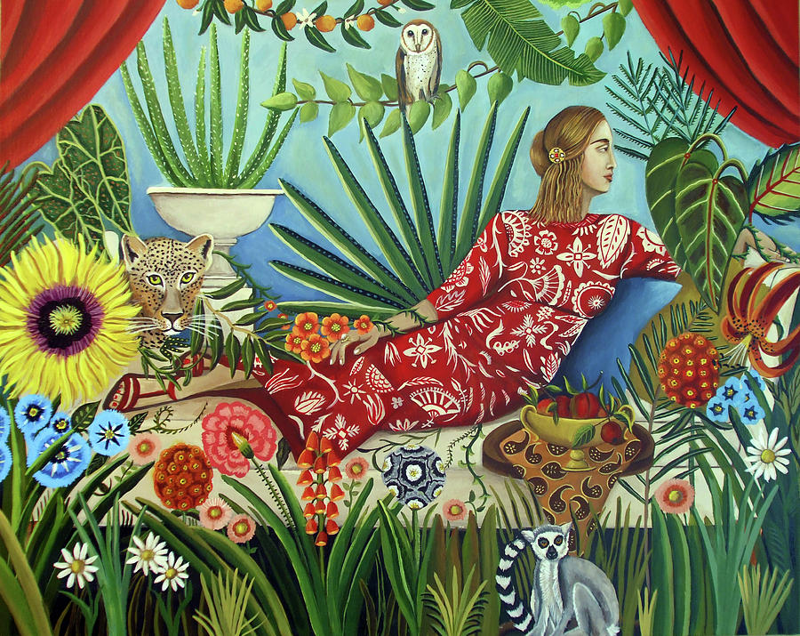 Cheetah Painting - Off The Grid by Catherine A Nolin