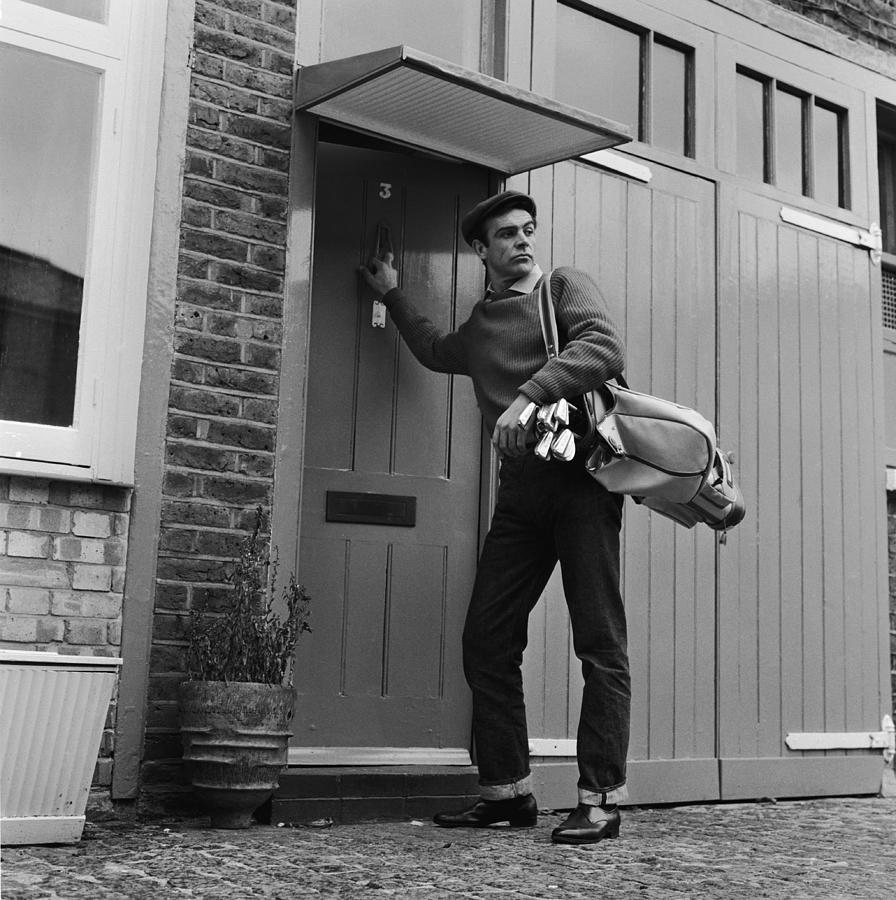 Sean Connery Photograph - Off To The Links by Chris Ware