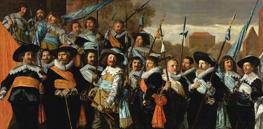 Frans Hals Painting - Officers And Sergeants Of The St George Civic Guard, 1639 by Frans Hals Frans Hals Painting - Officers And Sergeants Of The St George Civic Guard, 1639 by Frans Hals