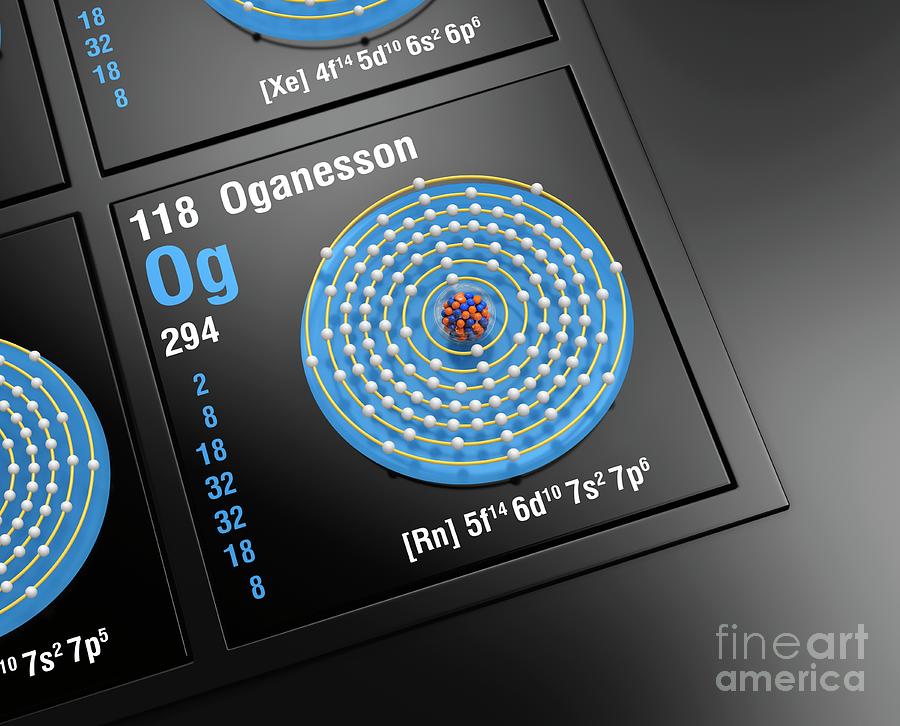 Oganesson by Carlos Clarivan/science Photo Library