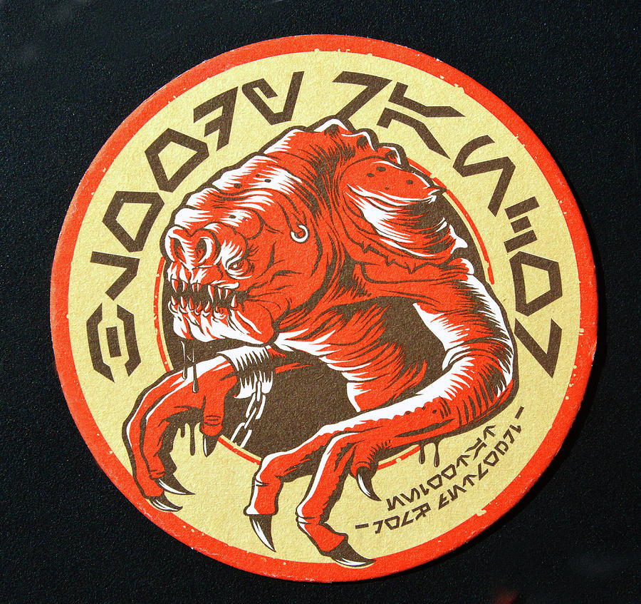 Ogas Cantina coaster Bloody Rancor Photograph by David Lee Thompson