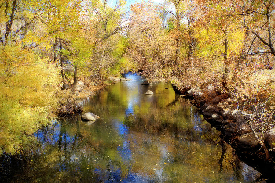 Ogden River Yellow Leaves Photograph by Joan Escala Usarralde - Fine ...