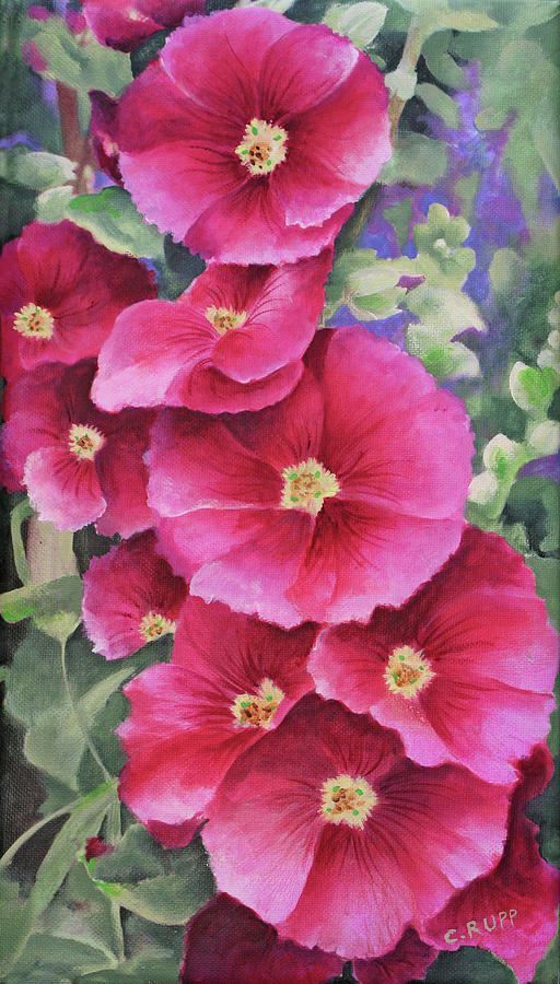 Flower Painting - Oh So Pink by Carol J Rupp