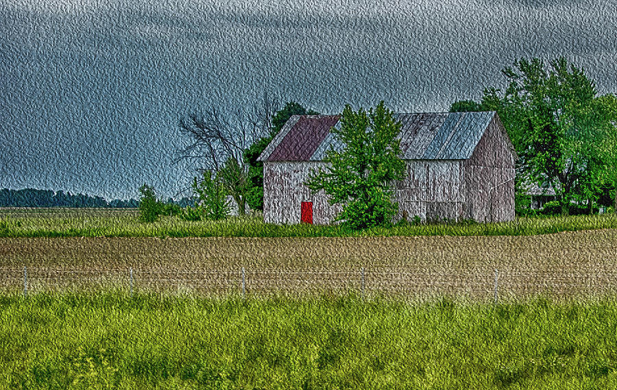 Ohio farmland Photograph by Alan Goldberg