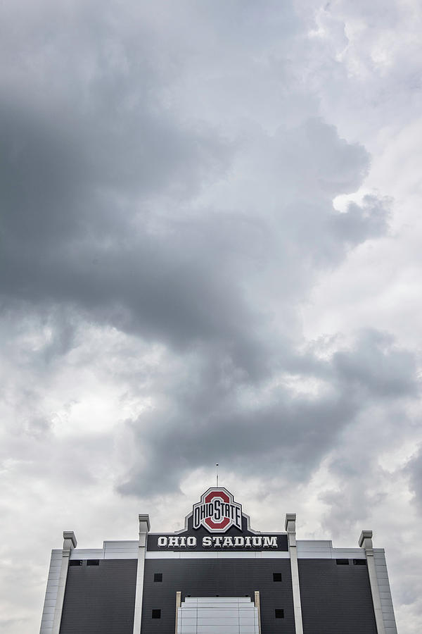Ohio Stadium and Sky  Photograph by John McGraw