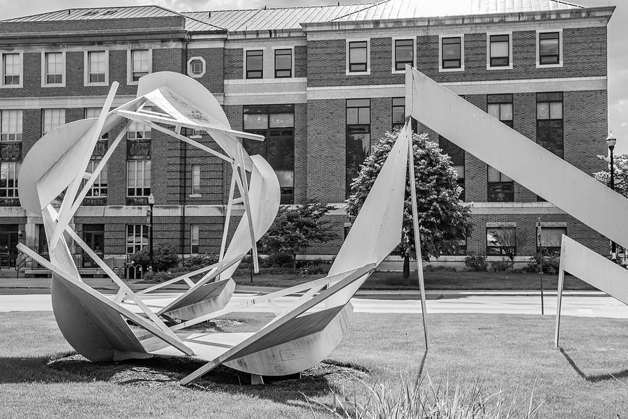 Ohio State University Black and White 2 Photograph by John McGraw