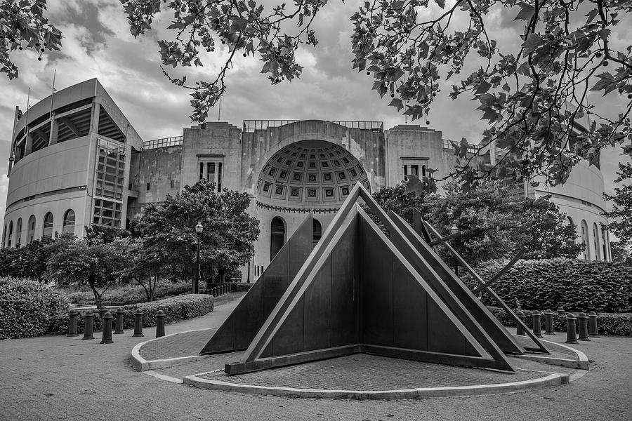 Ohio State University Black and White 23 Photograph by John McGraw
