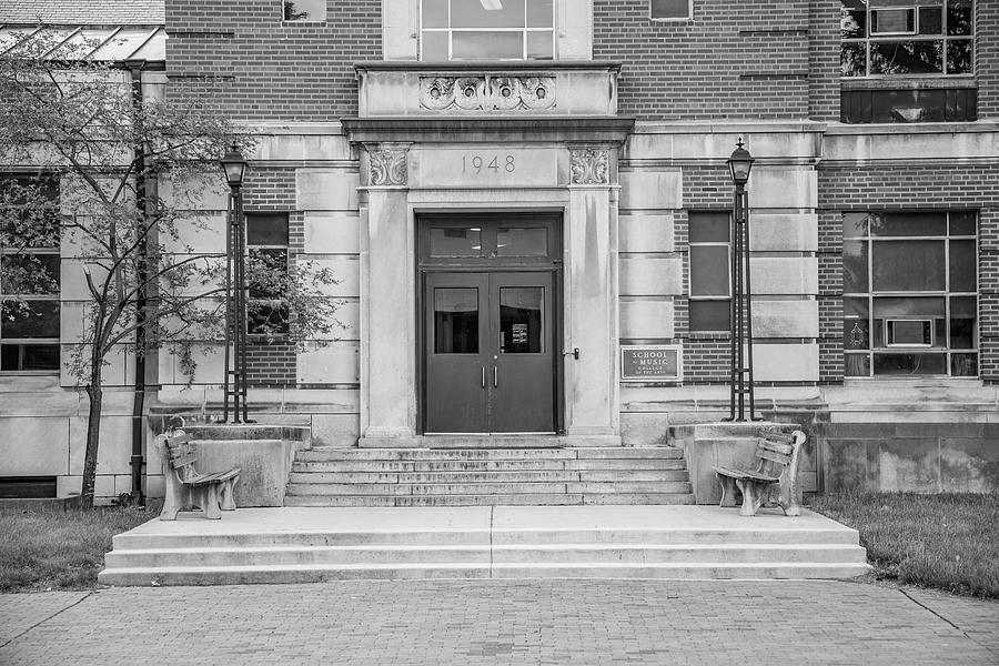 Ohio State University Black and White 3 Photograph by John McGraw